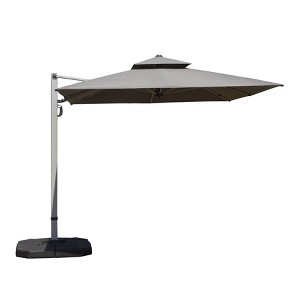 Okak Patio Umbrella with Center Pole, Outdoor Umbrella with Heavy-Duty 6 Rids, Parasol Umbrella for Backyard, Garden, Poolside - 1 of 4