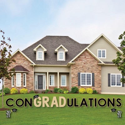 Big Dot of Happiness Law School Grad - Yard Sign Outdoor Lawn Decorations - 2021 Future Lawyer Graduation Party Yard Signs - ConGRADulations