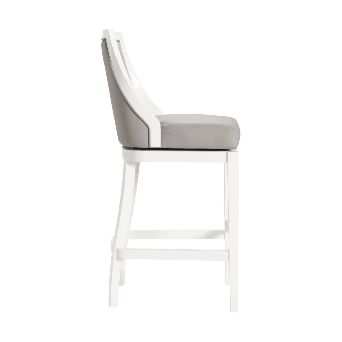 Ellie Bar Height Stool with Back - Alaterre Furniture - thumbnail 4