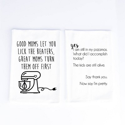 2pk Cotton Good Moms Kitchen Towels - Wildwood Landing