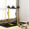 Soozier Vertical Leg Press Machine, 660LBS Capacity, with Adjustable Leg, Back and Head Positions, 2" Olympic Plate Compatible - 2 of 4