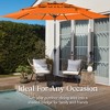 Best Choice Products 10ft 3-Tier Patio Umbrella, Market Sun Shade w/ Tilt Adjustment, Easy Crank - 4 of 4