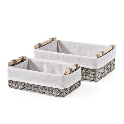 Household Essentials Basket With Handles Paper Rope : Target