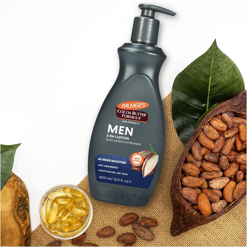 Palmer&#39;s Men&#39;s Body Lotion with Pump Bottle Cocoa Butter - 13.5 fl oz, 4 of 9