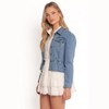 Petal and Pup - Raine Peplum Denim Jacket - Denim - 2 of 4