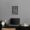 Notoriart Black and White Sneaker Collection Wall Art Framed - 2 of 4