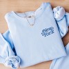 Simply Sage Market Embroidered New York Stars Lightweight Garment Dyed Sweatshirt - 3 of 4