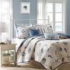 Gulches Full/Queen Brushed Microfiber Quilt Set with Throw Pillows Blue - 2 of 4