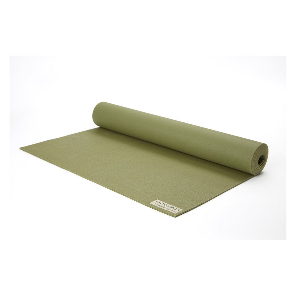 JadeYoga Travel Yoga Mat - Olive (3.2mm)