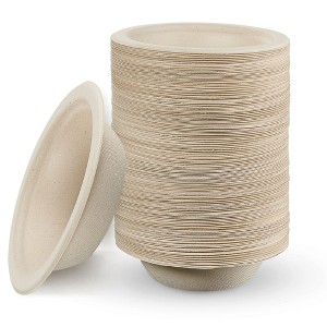 Cheer Collection Eco-Friendly Disposable Paper Bowls 12oz - 1 of 4