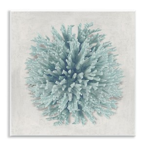Stupell Industries Coral Ball Blue Sea Beach Design, 12" x 12" - 1 of 4
