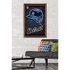 Trends International MLB Detroit Tigers - Neon Helmet 23 Framed Wall Poster Prints - 2 of 4