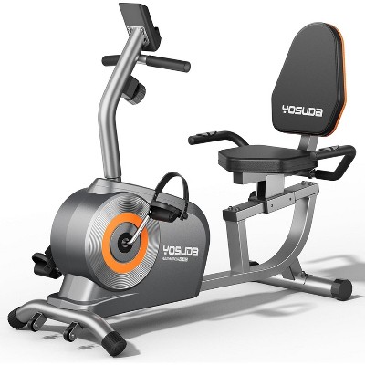 YOSUDA Recumbent Exercise Bike for Adults Seniors with Quick Adjust Seat, 350LB Capacity & 16-level Resistance