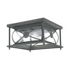 Livex Lighting Providence 2 - Light Flush Mount in  Charcoal - 2 of 4