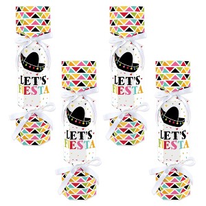 Big Dot of Happiness Let's Fiesta - No Snap Mexican Fiesta Party Table Favors - DIY Cracker Boxes - Set of 12 - 1 of 4