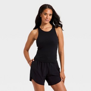 Top de soporte de espalda racerback de cuello alto superflexible para mujer - All In Motion™