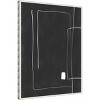 Amanti Art Black and White 36 by Elena Ristova Canvas Wall Art Print Framed 23 x 30-in. - 3 of 4