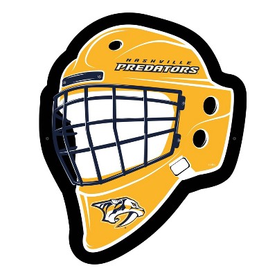 Evergreen Ultra-Thin Edgelight LED Wall Decor, Helmet, Nashville Predators- 15.6 x 19 Inches Made In USA