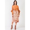 Slickblue Cozy Fuzzy Texture, Self-Tie Front, Long Sleeve Cropped Top, Casual Style, Blush, S - 4 of 4