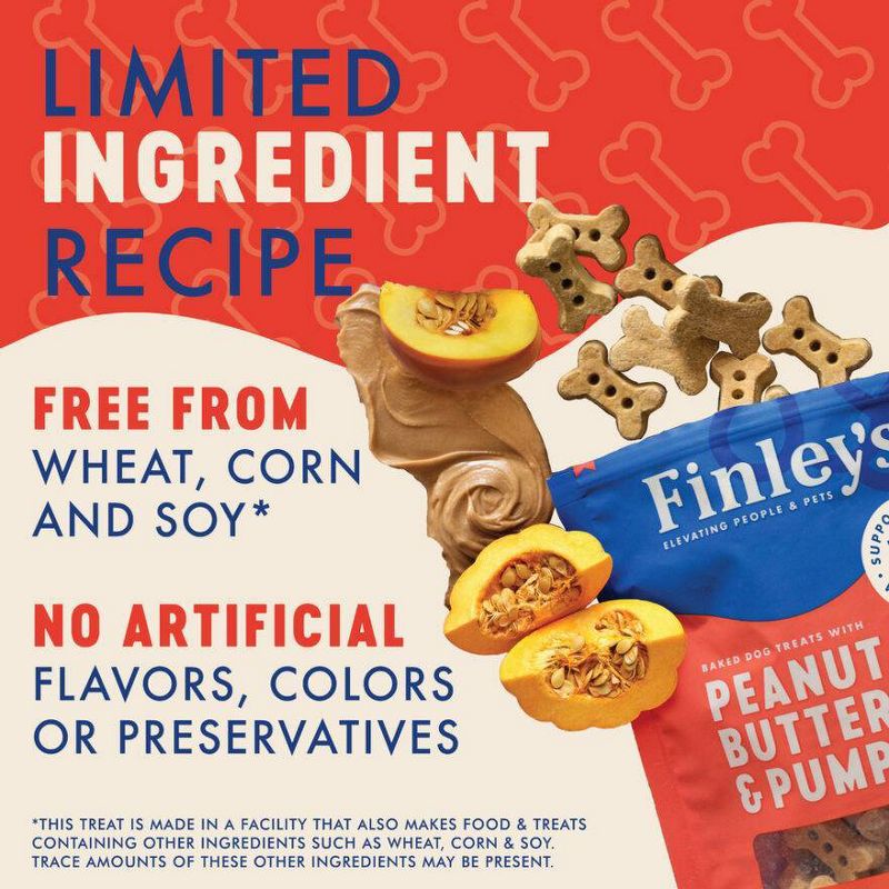 Finley's Peanut Butter and Pumpkin Dog Treats, 5 of 14