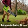 Leaf Blower Cordless Brushless - Leaf Blower 750CFM  for Lawn Care, Blowing Leaves, Patio, Dust - 2 of 4