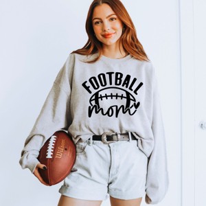 Simply Sage Market Women's Graphic Sweatshirt Football Mom - 1 of 4