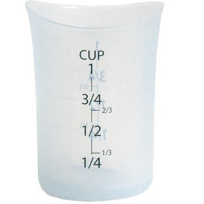 2-cup Silicone Measuring Cup - Flexible - 4 1/2 x 3 x 5 3/4 - 1 count box