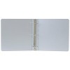 JAM Paper Aluminum 2 Inch Binder Silver Aluminum 3 Ring Binder 301933555 - 3 of 4