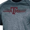 NCAA Texas A&M Aggies Men's Gray Poly T-Shirt - 3 of 3