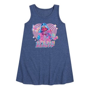 - LOL Surprise! - Splash Beauty w/ Butterflies & Hearts Graphic Sleeveless Aline Dress - 1 of 4