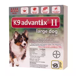 K9 Advantix II Pet Insect Treatment for Dogs - L - 4ct