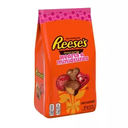 Reese's Valentine's Peanut Butter Hearts & Miniatures Assortment - 23.75oz