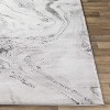 Hauteloom Moana Charcoal Marble Rug - 4 of 4