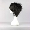 Unique Bargains Women's Halloween Wigs with Wig Cap 13" Black 1 Pc - image 3 of 4