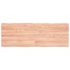 vidaXL Table Top Light Brown 55.1"x19.7"x(0.8"-1.6") Treated Solid Wood Live Edge - 2 of 4