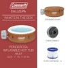 Coleman SaluSpa Ponderosa AirJet Inflatable Round Hot Tub with 4 Bestway SaluSpa Non-Slip Spa Seat and 4 Headrest Pillows with Adjustable Strap - 4 of 4