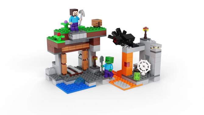 LEGO Minecraft The Abandoned Mine Set with Figures 21166, 2 of 12, play video
