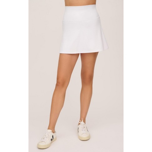 90 Degree By Reflex Womens Softlux Topspin Skort With Built-in Shorts ...