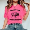 Simply Sage Market Women's Yellowstone Fluffy Cows Short Sleeve Garment Dyed Tee - 2 of 4
