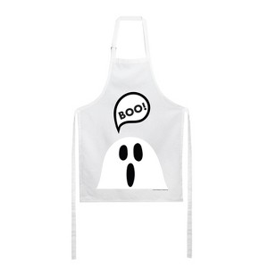Boo! Ghost White Fabric Apron - 1 of 1