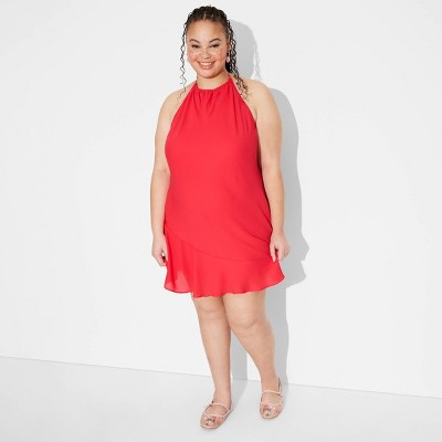 Women's Chiffon Mini A-Line Dress - Wild Fable™