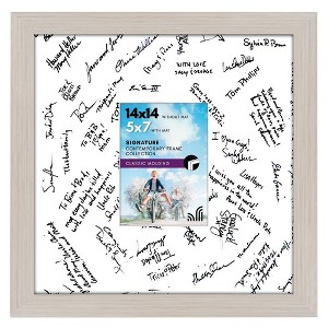Americanflat 14x14 Wedding Picture Frame with shatter-resistant glass - Available in a variety of Colors - 1 of 4