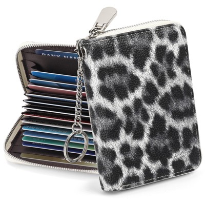 BEAFUP Women’s RFID Blocking Wallet –Bifold Leather Wallet for Women with Card Slots,ID Window & Zipper Coin Purse for Everyday Use,Travel,Work