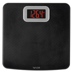 Digital Lightweight Bathroom Scale Black - Taylor : Target