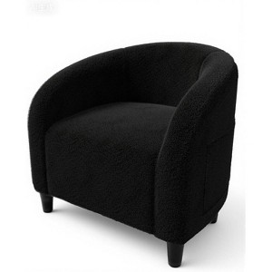 Accent Chairs Chairs Barrel Club Chairs Comfy Living Room Chairs with Sturdy Legs for Bedroom Reading Room Waiting Room - 1 of 4