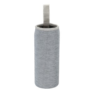 Unique Bargains Neoprene Insulated Non-slip Protective Glass Bottles Sleeve with Strap 2 Pcs - 1 of 4