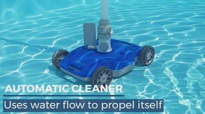 FlowClear AquaDrift Blue Cordless Automatic Pool Vacuum Cleaner