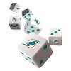 MasterPieces Officially Licensed NFL Miami Dolphins - 6 Piece D6 Gaming Dice Set Ages 6 and Up - 3 of 4