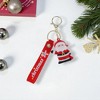 Unique Bargains Christmas Keychain with Double Ring and Lobster Clasp Alloy 2.76" - 4 of 4