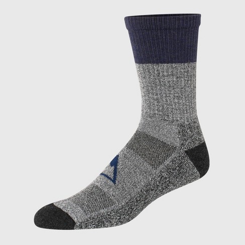 Hanes Premium Men's Peaks Triangle Explorer Ankle Socks 3pk - Gray